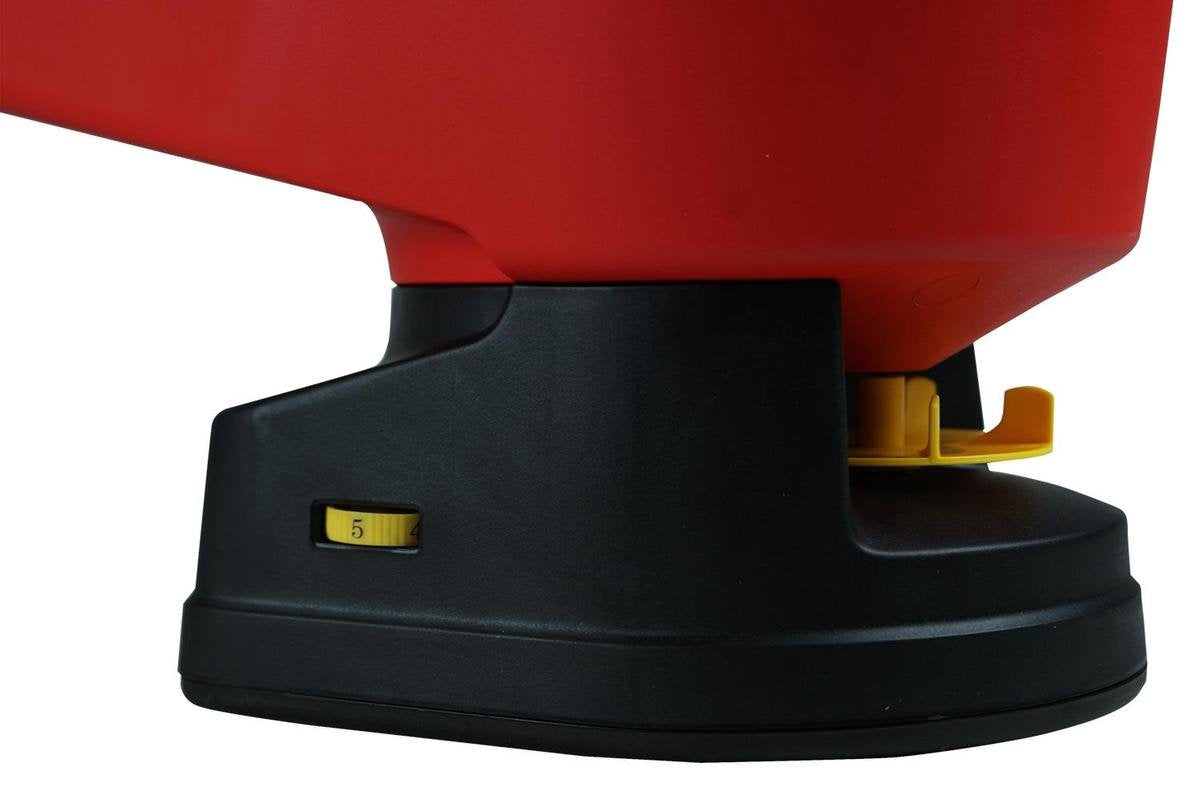  WOLF-Garten Universele Handstrooier WE-B - Strooibreedte Instelbaar 0.5 M-2.5m - Batterij Aandrijving - Inhoud 3 Liter