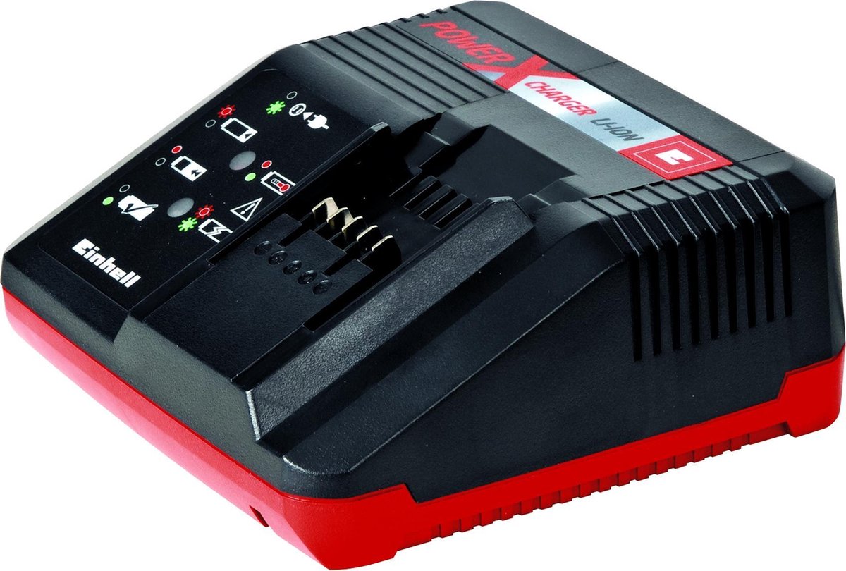  Einhell Accu Kettingzaag GE-LC 18 Li Kit (1x3,0Ah) Power X-Change (Li-Ion - 18 V - 25 Cm Zwaardlengte - 23 Cm Snijlengte - Terugslagbescherming - Kettingvangbout - Incl. 3,0 Ah Accu En Lader)