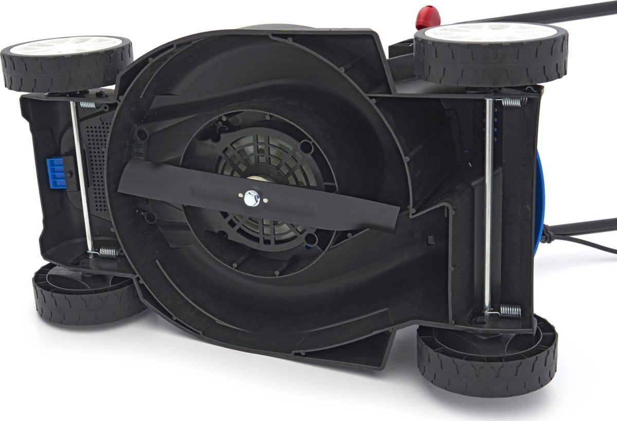 Merkloos 1300W Electrische Grasmaaier / Gazonmaaier 32 Cm Snijhoogtes 25-45-65 Mm 25 Liter Opvangbak