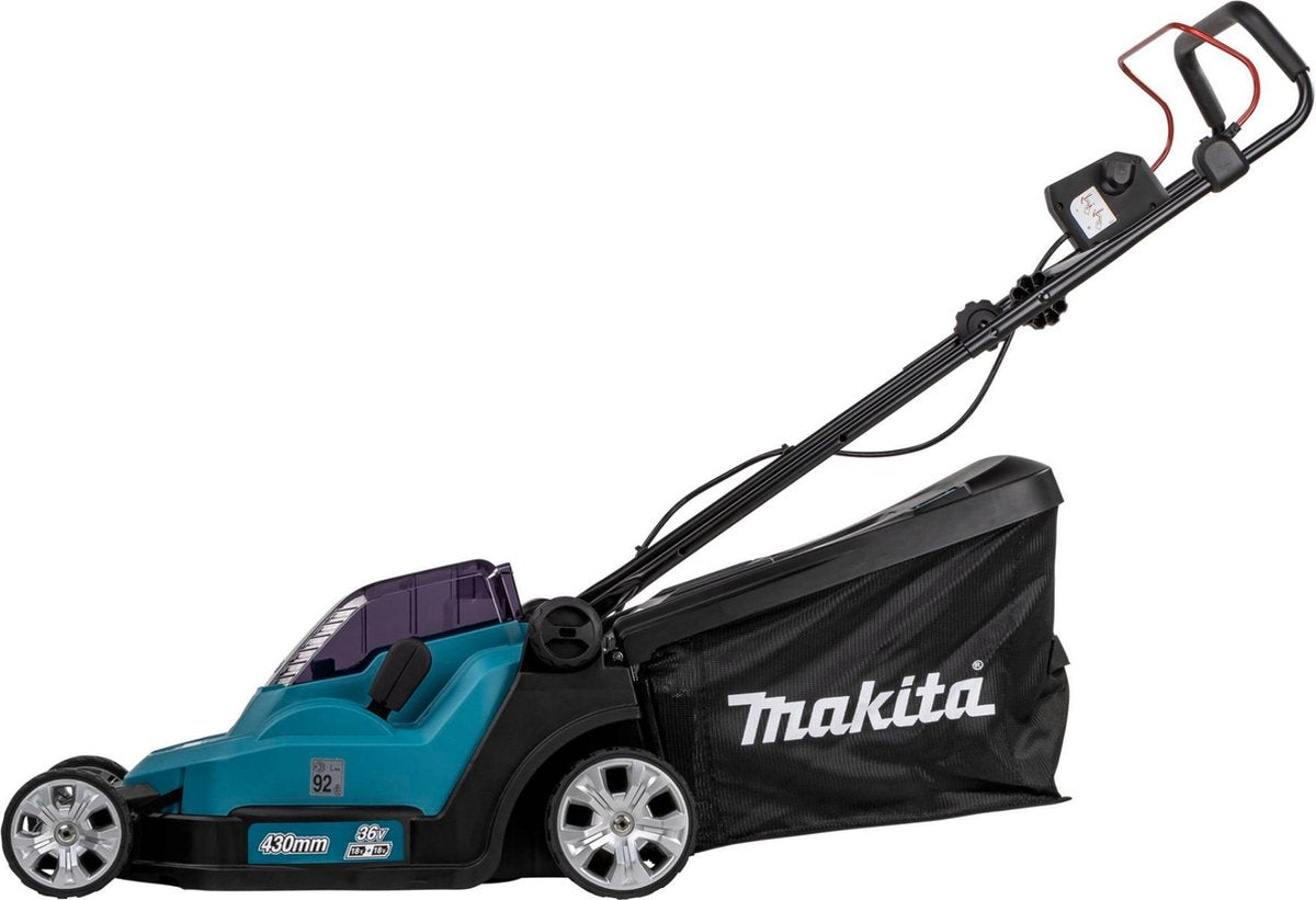  Makita - DLM432PT2 - 2x 18V - Accu - Grasmaaier - Set - 2x 5.0 Ah - Duolader