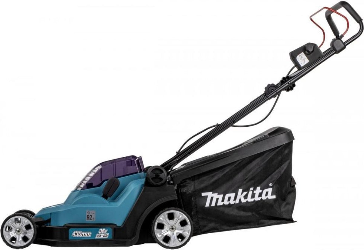  Makita - DLM432PT2 - 2x 18V - Accu - Grasmaaier - Set - 2x 5.0 Ah - Duolader