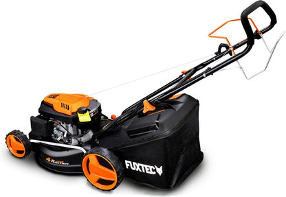  FUXTEC Grasmaaier Benzine - 46cm - Zelfrijdend / Zelftrekkend / Achterwielaandrijving - Mulchfunctie - Opvangbak 50L - FX-RM4646