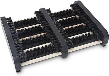  Talen Tools - Voetenveger - Dubbel - Harde Kunststof Borstels
