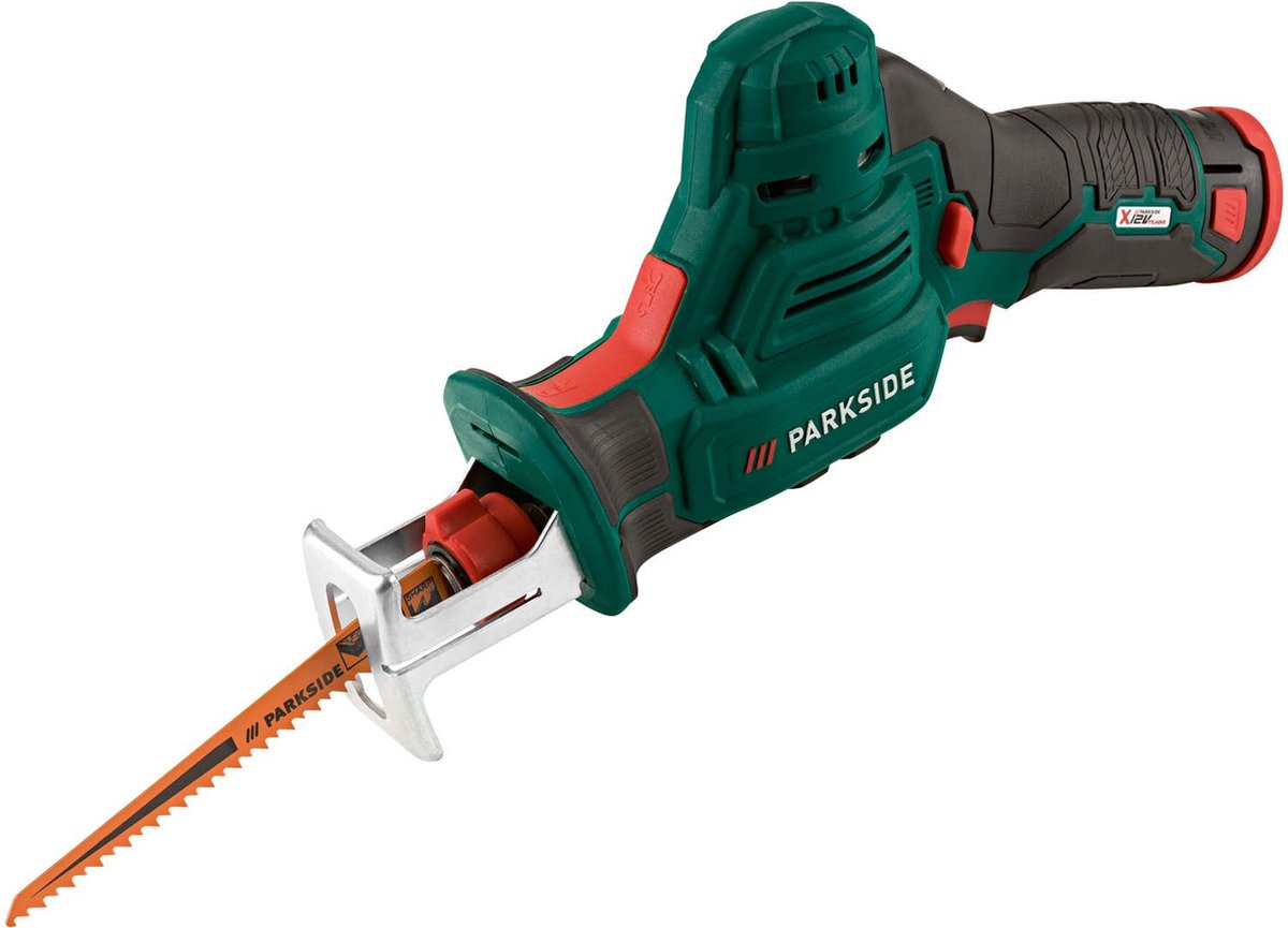  Parkside 12V Accu Takkenzaag Incl Accu En Snellader