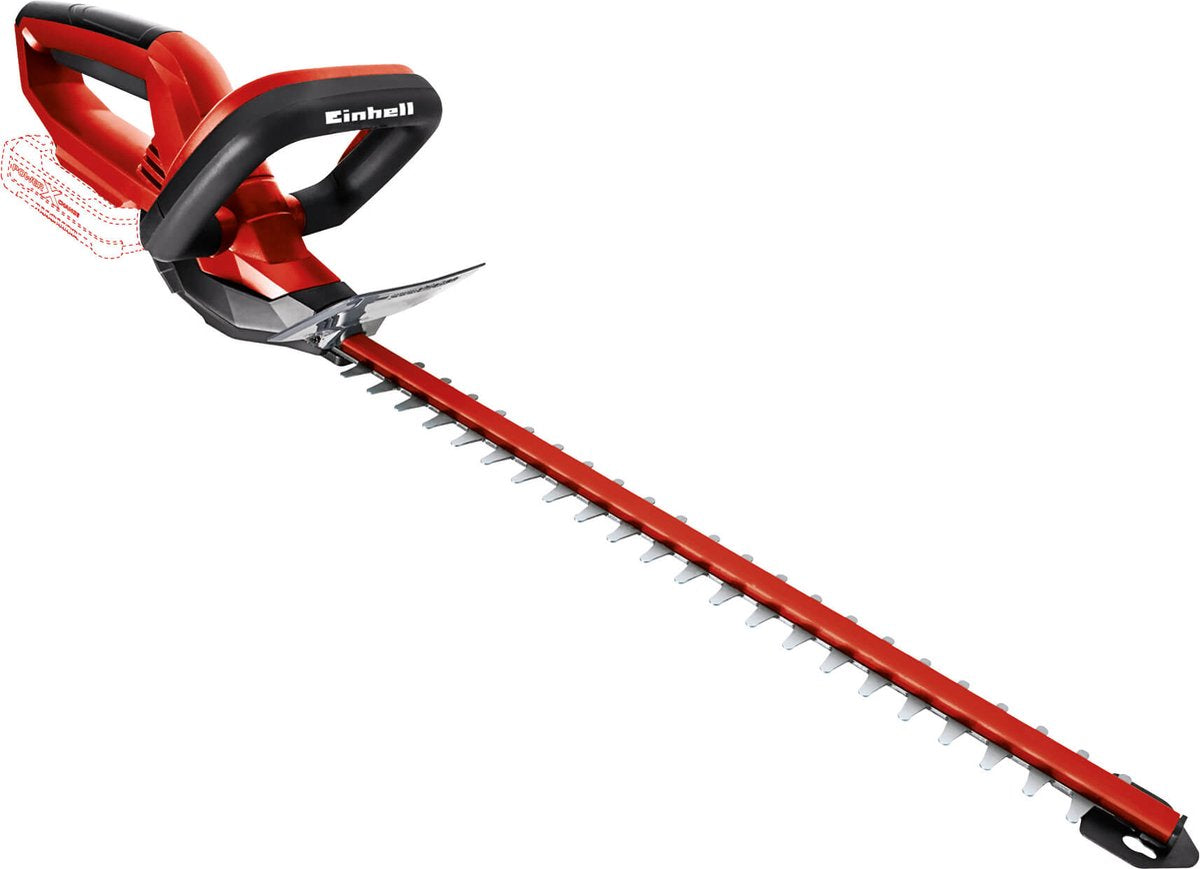  Einhell Accu Heggenschaar GE-CH 1846 Li-Solo Power X-Change (Li-Ion - 18 V - 46 Cm Zaaglengte - 15 Mm Tandafstand - Ergonomische Handgreep - Zonder Accu En Lader)