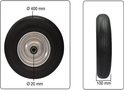 Benson Anti Lek Kruiwagenwiel 4.80 / 4.00-8 Mix Kleur