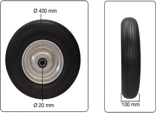 Benson Anti Lek Kruiwagenwiel 4.80 / 4.00-8 Mix Kleur