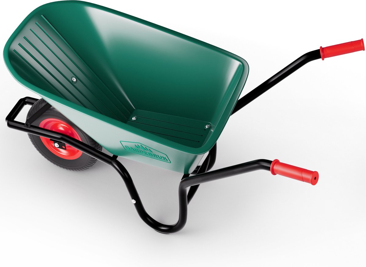  Gardebruk Kruiwagen 100 L - Kunststof Kuip – Tot 150KG Groen