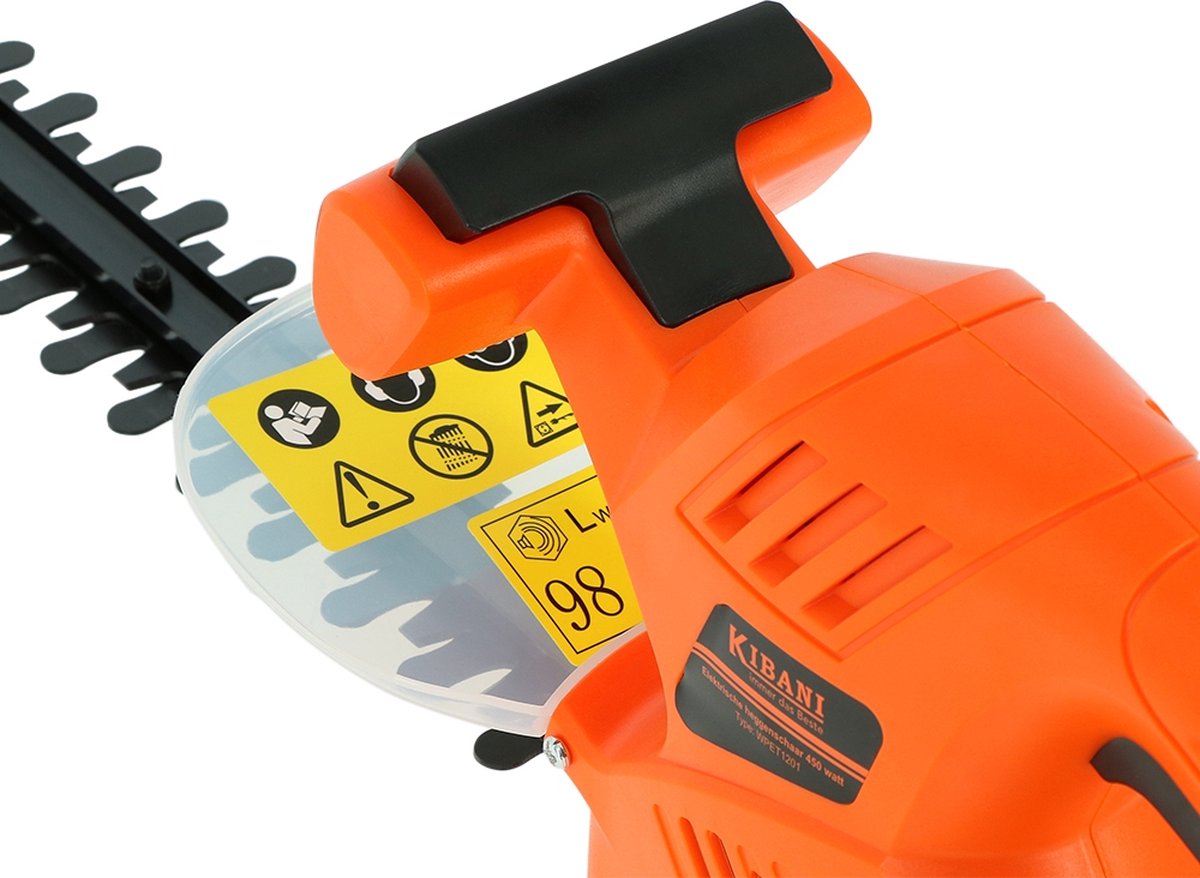  Kibani Elektrische Heggenschaar – 450W – 51 Cm Zwaardlengte - Snoeien En Knippen - Mesafstand 16mm - Haagschaar Voor Tuinonderhoud
