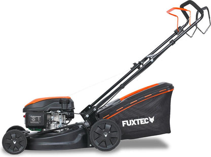  FUXTEC Grasmaaier Benzine - 51cm - 4-takt - 170cc - Zelfrijdend / Zelftrekkend /achterwielaandrijving - Mulchfunctie - Opvangbak 60L - FX-RM5170