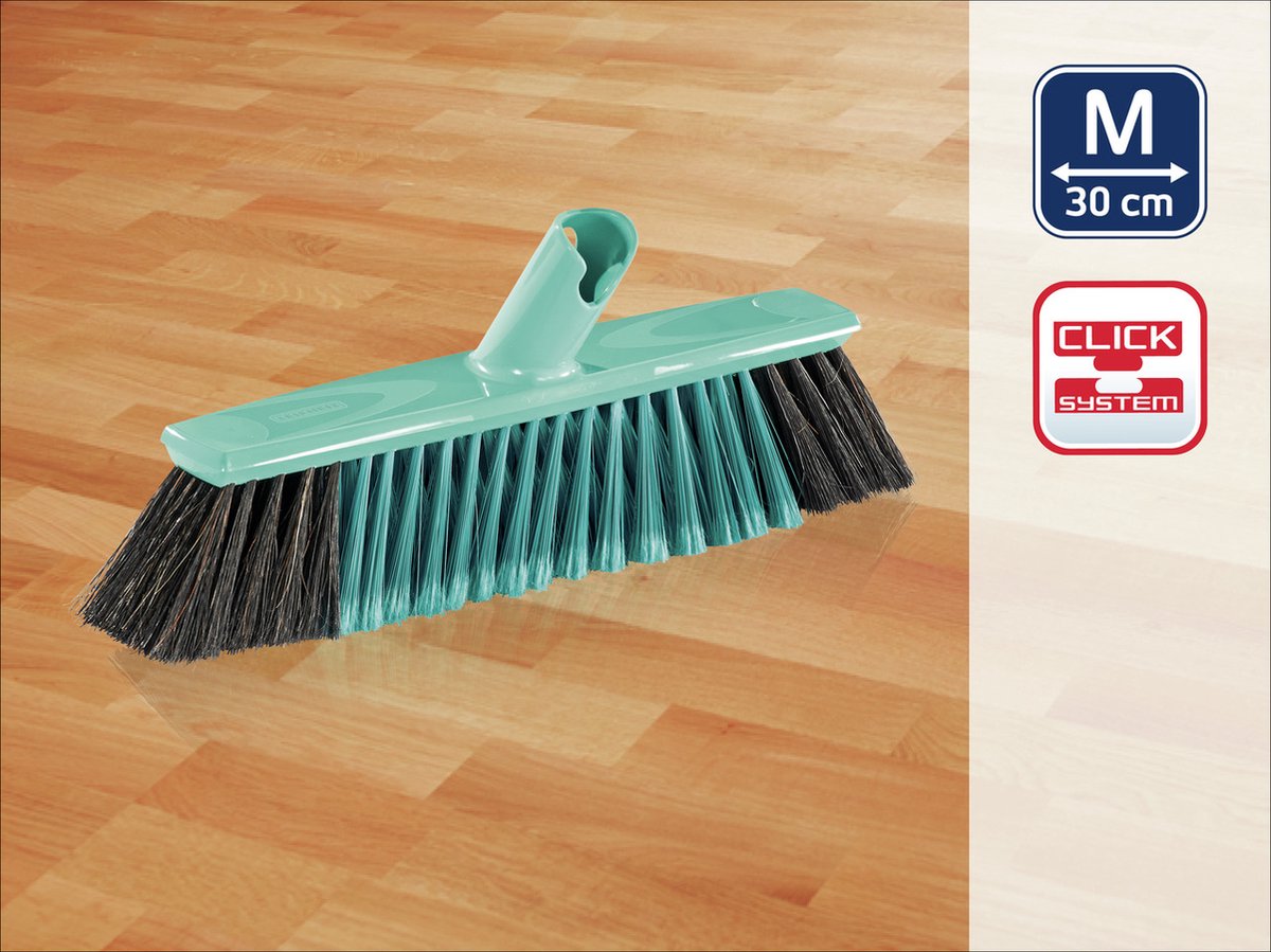  Leifheit Bezemkop Parket - Xtra Clean - Click Systeem - 30 Cm Veegbreedte