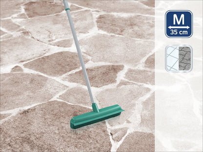  Leifheit Classic Suprabezem - Rubberen Bezem Met Telescoopsteel - 80-140 Cm Steellengte - 35 Cm Veegbreedte