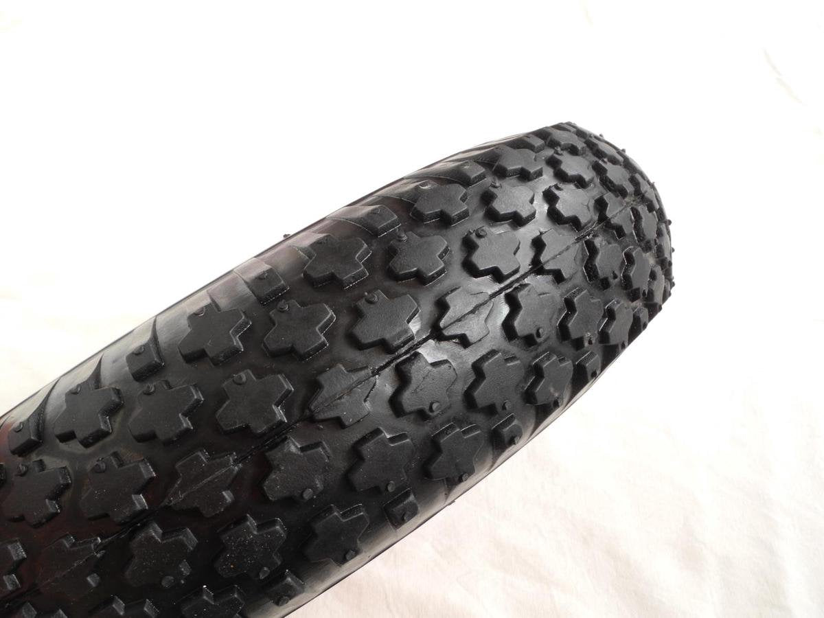 Benson Bolderkarwiel Steekwagenwiel Met Luchtband 3.00-4 | Asgatdiameter 20mm Rollager | Hoogte Wiel 26cm
