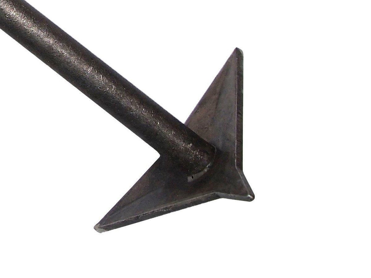  De Wit Tegelritser Met Steel - Gesmeed