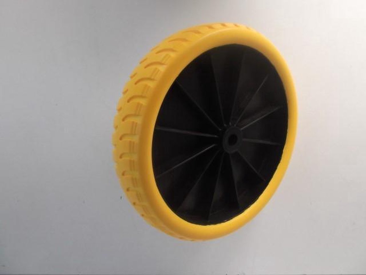 Excellent Kruiwagenwiel Anti-Lek 400-8, Hoogte 38cm, NOOIT MEER LEK, Zonder As