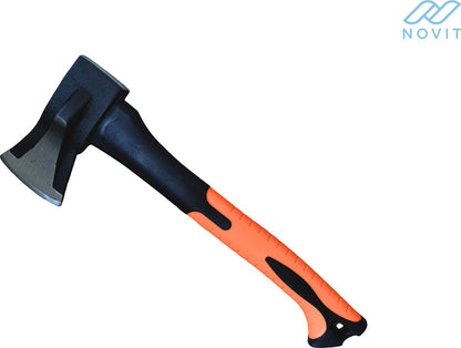  Novit Bijlenset - Kloofbijl &amp; Handbijl - Gratis Wetsteen - Bijl 2.2kg + 1kg - Kliefhamer