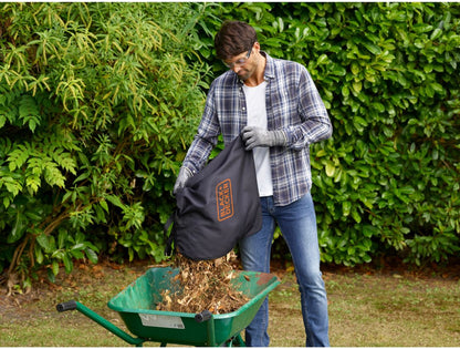 Black & Decker BLACK+DECKER BEBLV300SB-QS Bladblazer - 404 Km/u - 3000W - Zuig-/blaasfunctie - Gesnoerd