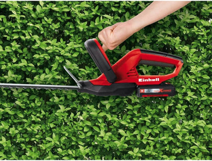  Einhell Accu Heggenschaar GE-CH 1846 Li-Solo Power X-Change (Li-Ion - 18 V - 46 Cm Zaaglengte - 15 Mm Tandafstand - Ergonomische Handgreep - Zonder Accu En Lader)