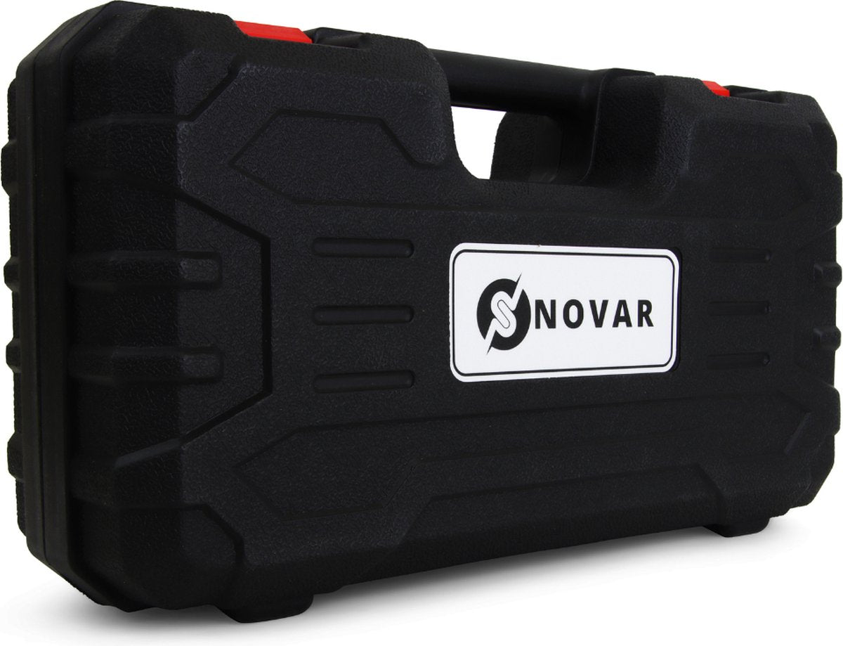  NovarGarden® Mini Kettingzaag NG1 - Met 2x Accu - Takkenzaag - Snoeizaag - Electrisch - Handzaag - Boomzaag - 21V