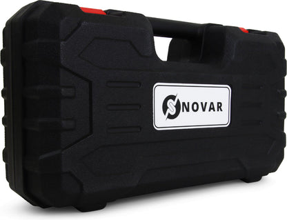  NovarGarden® Mini Kettingzaag NG1 - Met 2x Accu - Takkenzaag - Snoeizaag - Electrisch - Handzaag - Boomzaag - 21V