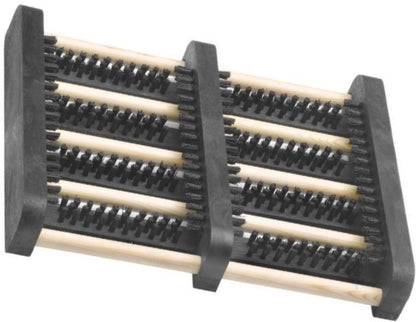 Talen Tools - Voetenveger - Dubbel - Harde Kunststof Borstels