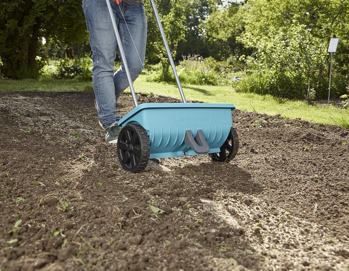 GARDENA - Strooiwagen L - Strooikar - 400m2 - 12.5 Liter