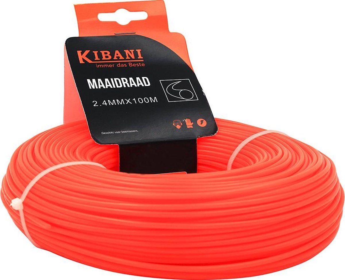  Kibani 6-in-1 Multitool - 52 Cc / 1.9 PK 2-takt Benzine Motor - Heggenschaar, Kettingzaag, Grastrimmer, Maaidraad 100M, Onkruidborstel, Zaagblad, Maaidraad 100 M &amp; Bosmaaier