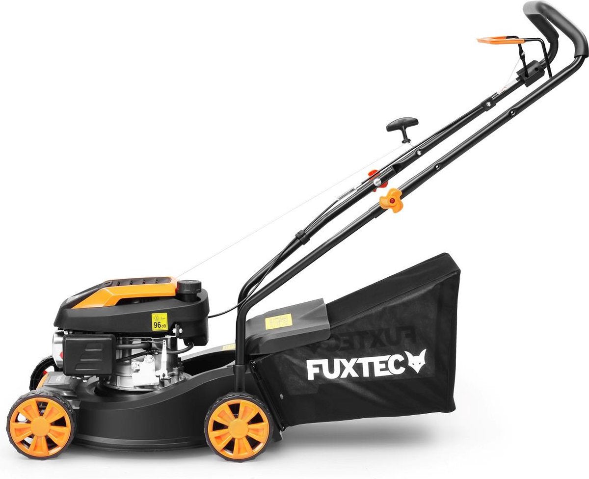  FUXTEC Grasmaaier Benzine - 41cm - 80cc - Duwmaaier - Opvangbak 45L - FX-RM4180