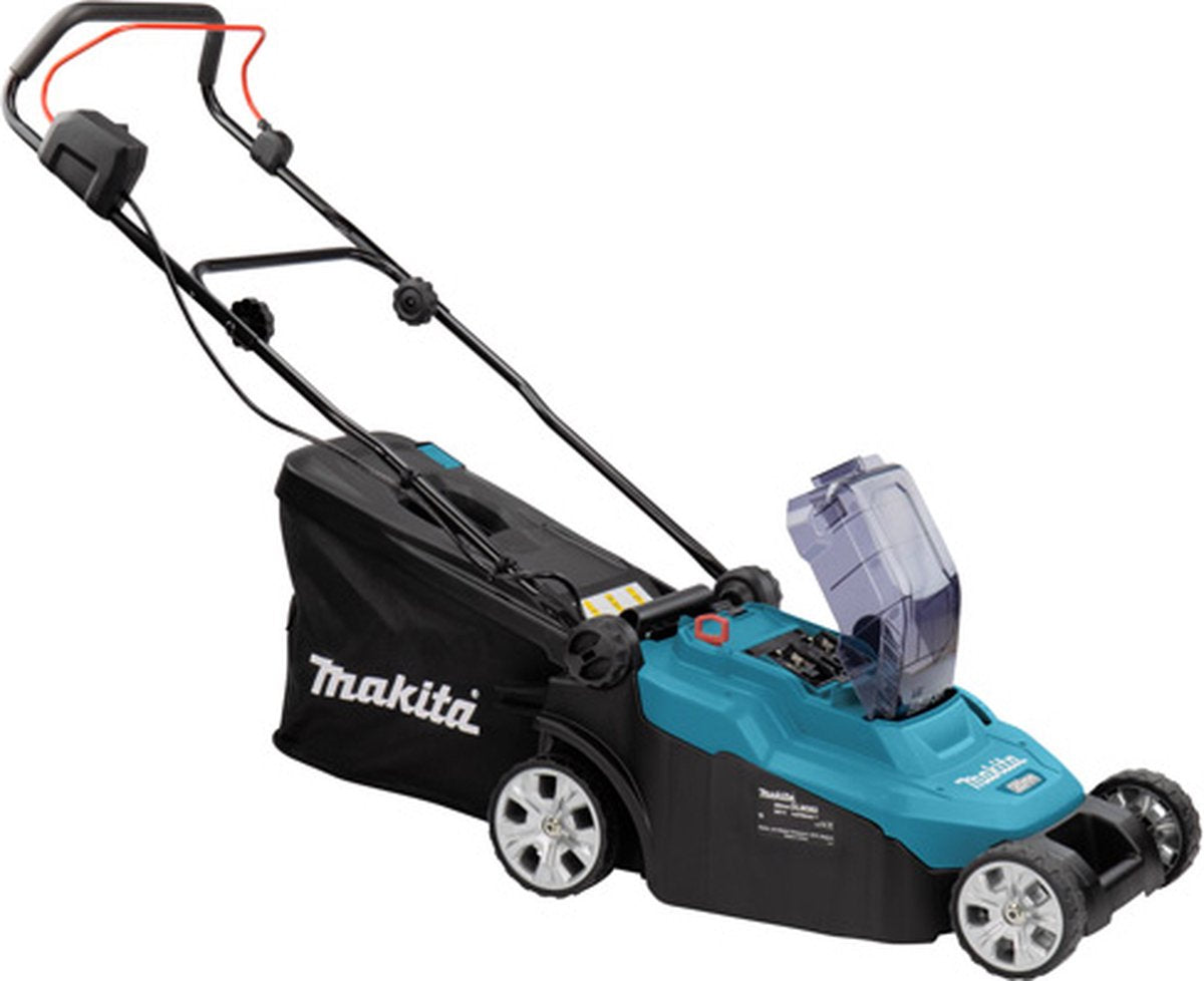  Makita Grasmaaier - DLM382CM2 - 2x18 V - 38 Cm - Incl. 4,0 Ah Accu (2 St) En Duolader