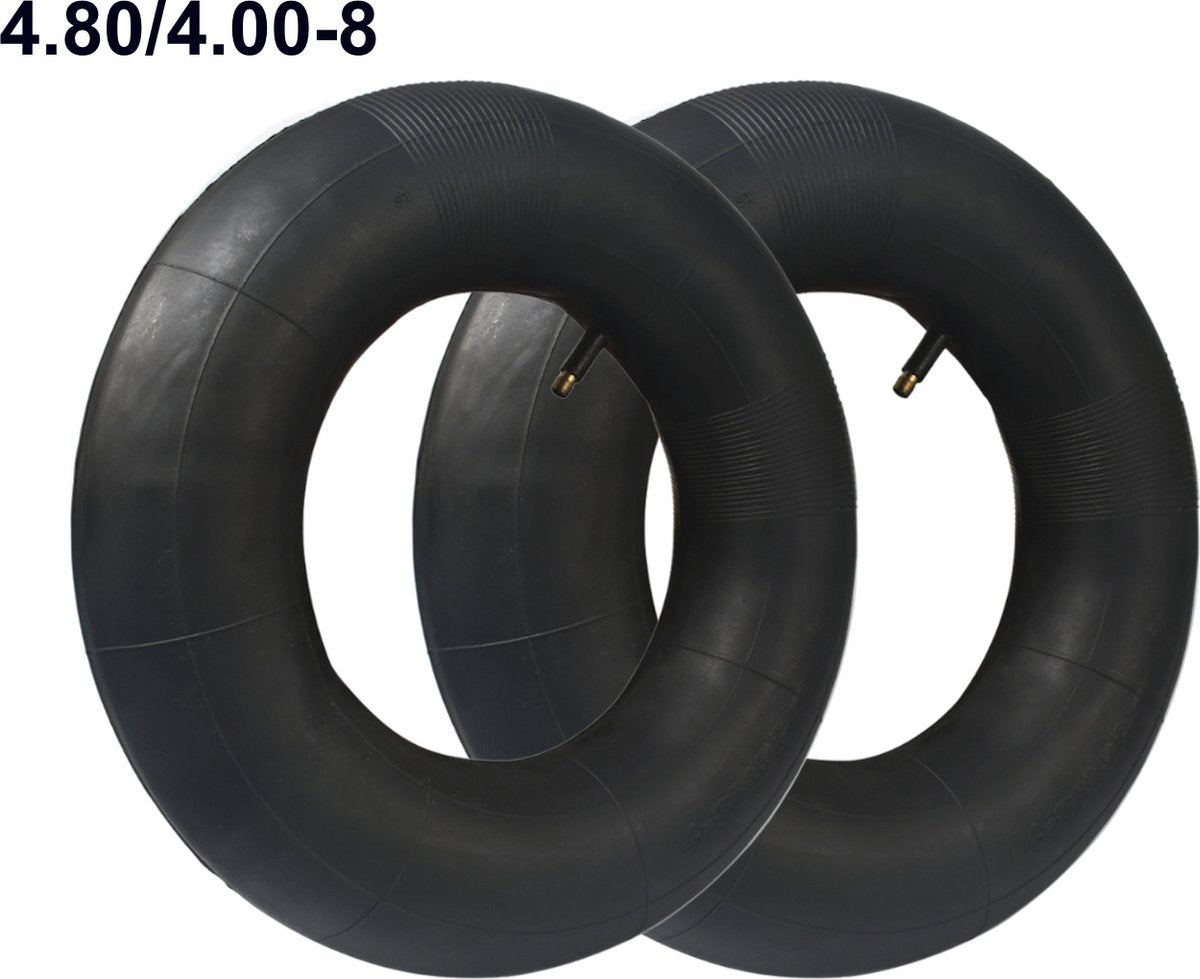  2x PD® - Binnenband 4.80/4.00-8 - Hoge Kwaliteit - Recht Ventiel - Binnenband Kruiwagen - Binnenbanden Bolderkar - Binnenband Steekwagen - Binnenband Skelter