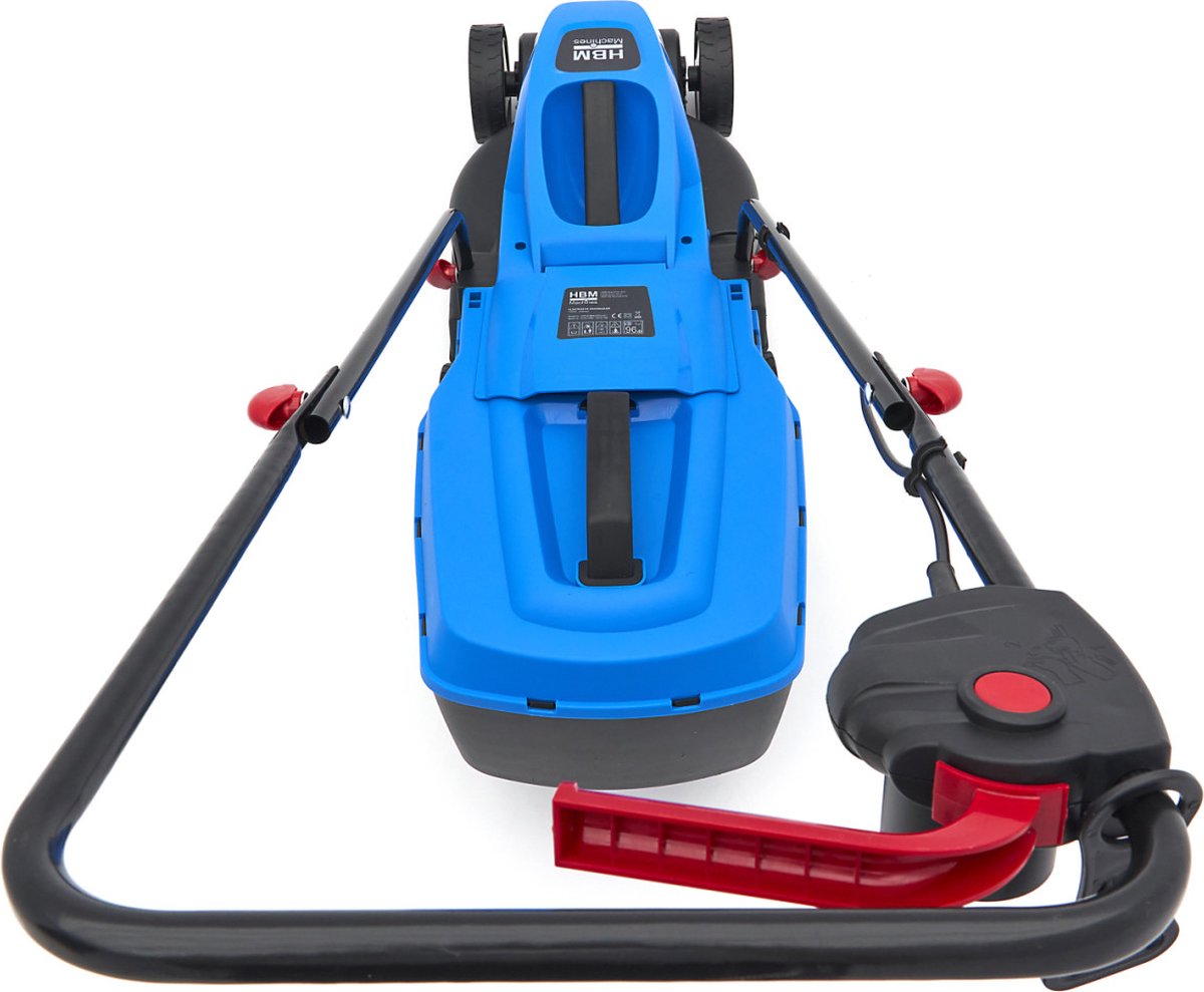 Merkloos 1300W Electrische Grasmaaier / Gazonmaaier 32 Cm Snijhoogtes 25-45-65 Mm 25 Liter Opvangbak