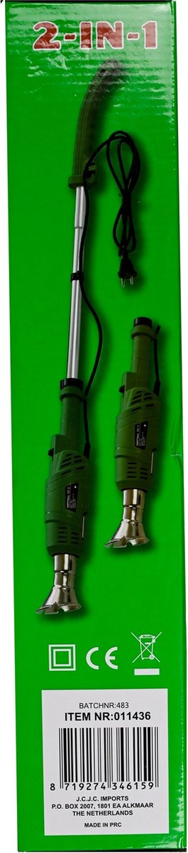  Hofftech Weed Burner Elektrische Onkruidbrander - 2000W - Max. 600 °C - BBQ Aansteker