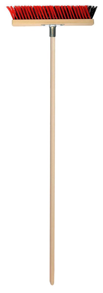  Talen Tools - X-bezem - Buiten - 40 Cm - Rood/Zwart - Compleet