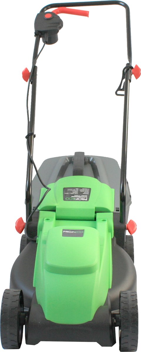  Profeco Elektrische Grasmaaier 1000W - Grasmaaimachine Met 320mm Maaibreedte En Instelbare Maaihoogte - Incl. 30 Liter Opvangbak