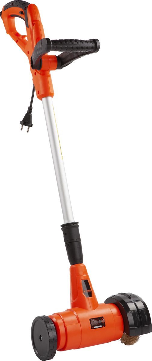  Kibani Elektrische Onkruidborstel 400W - Inclusief 2 Borstels - 11cm Diameter - Voegenreiniger - Stalen En Nylon Borstel - Voegenborstel - Onkruidverwijderaar - Onkruidverdelger - Voegborstel