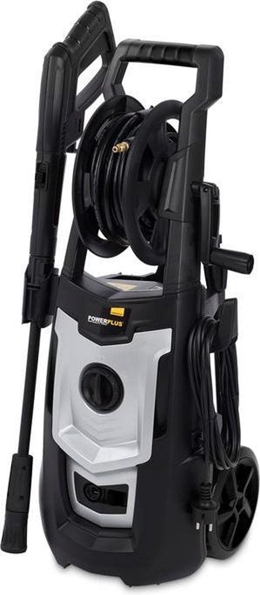  Powerplus POWXG90410 Hogedrukreiniger - 1800W - Max. 140 Bar - 420 L/h - Incl. 8m Slang, Terrasreiniger En Accessoires - Reiniger Voor Auto, Fiets En Meubelen