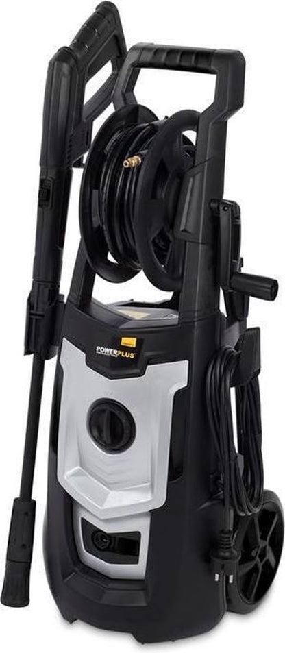  Powerplus POWXG90410 Hogedrukreiniger - 1800W - Max. 140 Bar - 420 L/h - Incl. 8m Slang, Terrasreiniger En Accessoires - Reiniger Voor Auto, Fiets En Meubelen