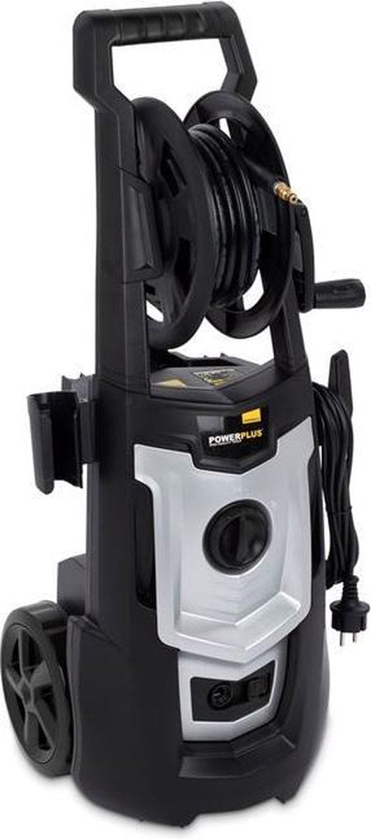  Powerplus POWXG90410 Hogedrukreiniger - 1800W - Max. 140 Bar - 420 L/h - Incl. 8m Slang, Terrasreiniger En Accessoires - Reiniger Voor Auto, Fiets En Meubelen
