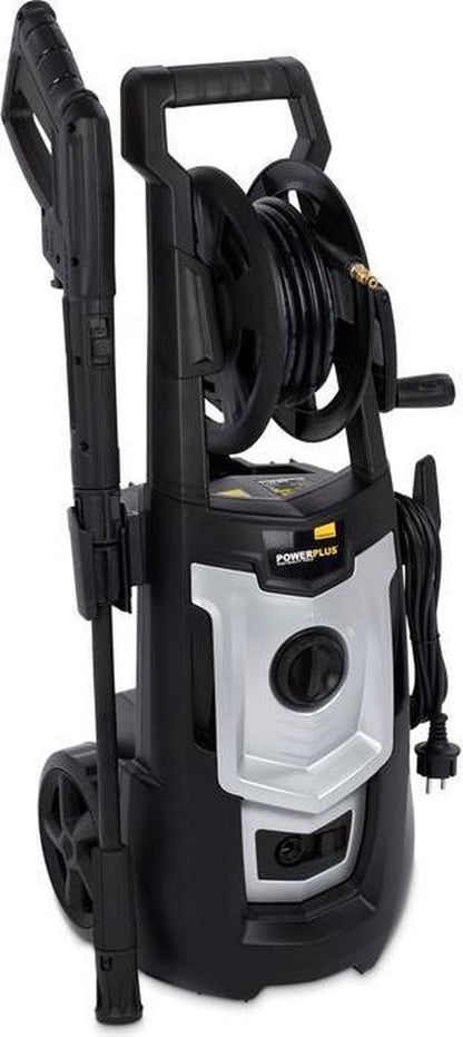  Powerplus POWXG90410 Hogedrukreiniger - 1800W - Max. 140 Bar - 420 L/h - Incl. 8m Slang, Terrasreiniger En Accessoires - Reiniger Voor Auto, Fiets En Meubelen