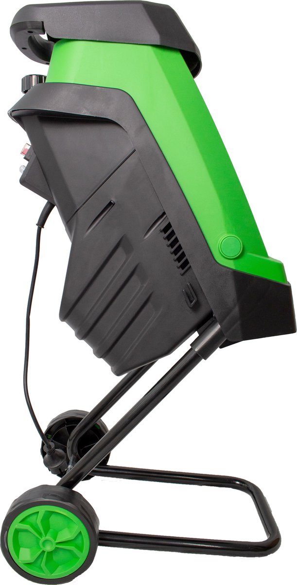  Profeco Stille Hakselaar 2000W - Tuinhakselaar - Versnipperaar Voor 45mm Takdikte - Incl. 50 Liter Opvangzak En Veilige Duwstok