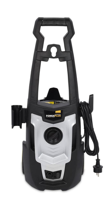  Powerplus POWXG90405 Hogedrukreiniger - 1400W - Max. 110 Bar - 390 L/h - Incl. 5m Slang En Accessoires - Excl. Terrasreiniger - Reiniger Voor Auto, Fiets En Meubelen
