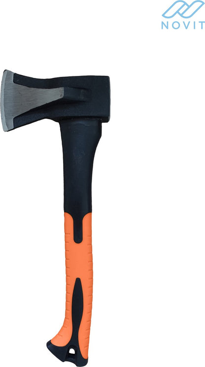  Novit Kloofbijl 1kg - Bijl Met Fiber Handvat - Handbijl - Hakbijl