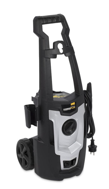  Powerplus POWXG90405 Hogedrukreiniger - 1400W - Max. 110 Bar - 390 L/h - Incl. 5m Slang En Accessoires - Excl. Terrasreiniger - Reiniger Voor Auto, Fiets En Meubelen