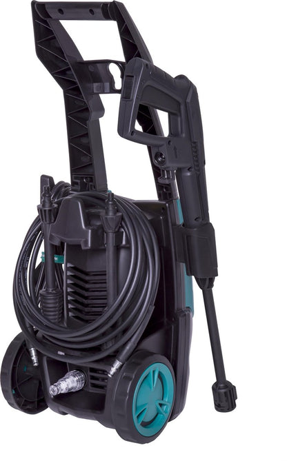  VONROC Hogedrukreiniger V14-1 - 1400W – 110 Bar – 390 L/h – Incl. 5m Slang, Spuitstukken En Accessoires
