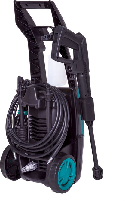  VONROC Hogedrukreiniger V14-2 - 1400W – 110 Bar – 390 L/h – Incl. 5m Slang, Reinigingsmiddelen Flesje, Terrasreiniger En Meer