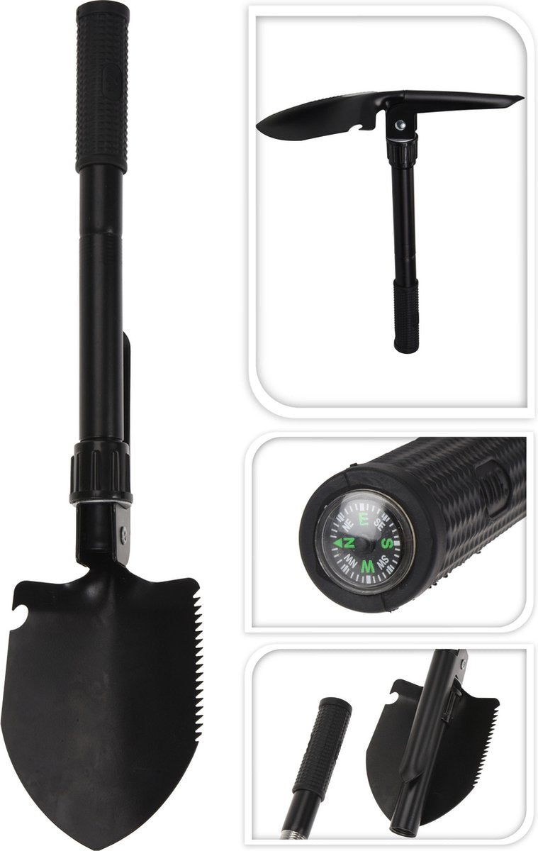  Kleine Klapschep/vouwschep Met Houweel En Hoes 41 X 13 Cm - Outdoor/survival Accessoires