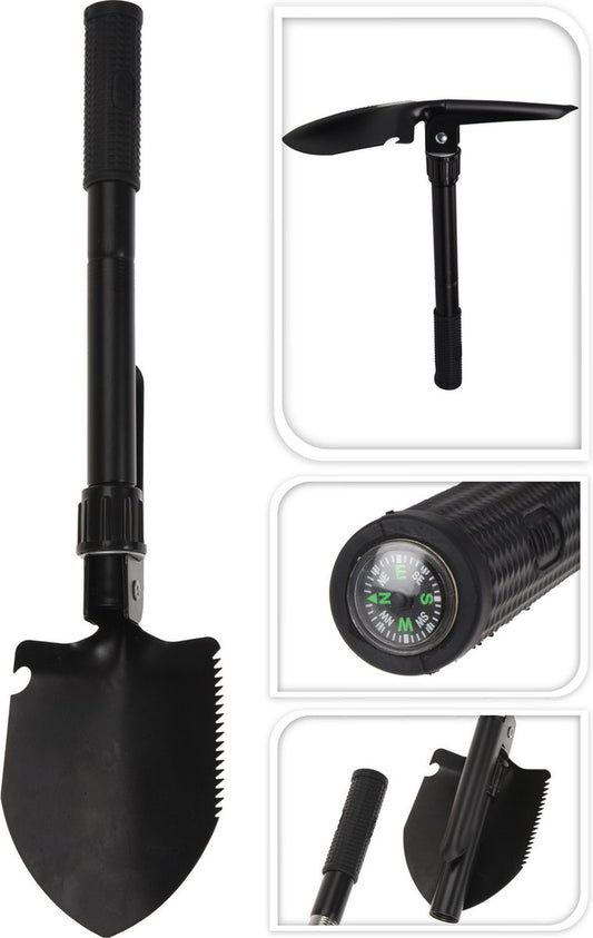  Kleine Klapschep/vouwschep Met Houweel En Hoes 41 X 13 Cm - Outdoor/survival Accessoires