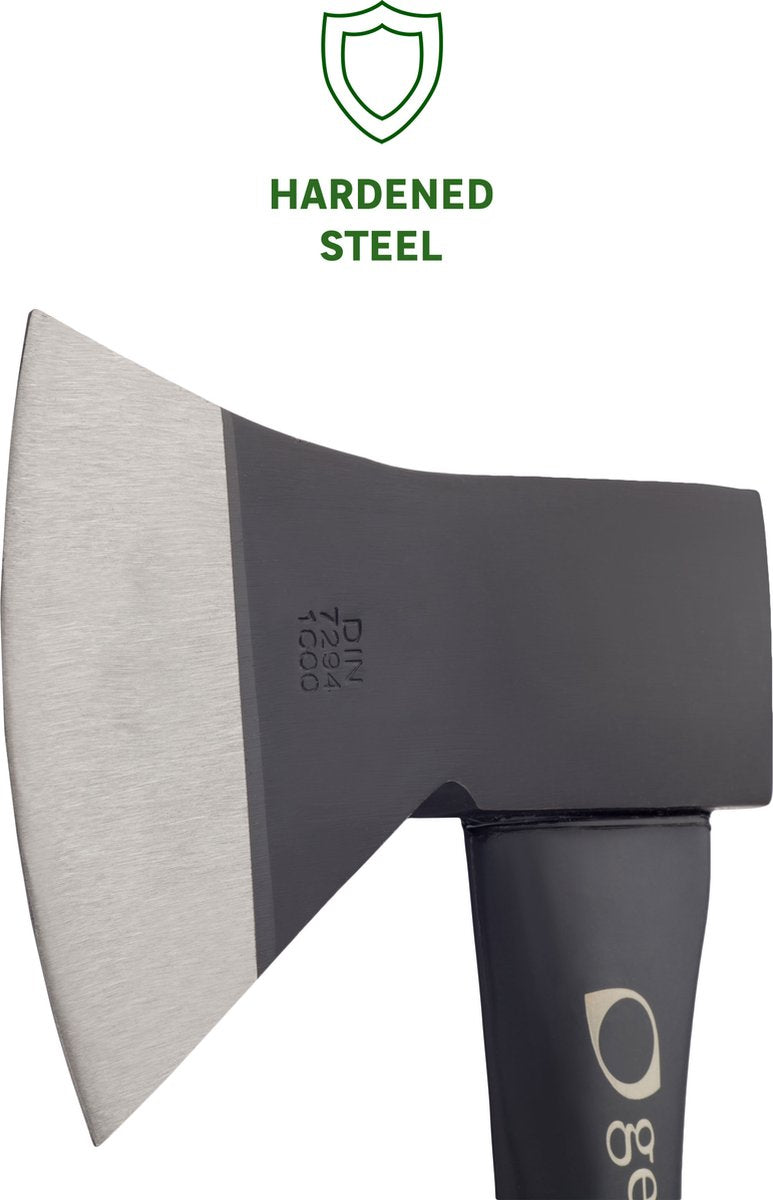  GEOLIA - Bijl - Bijl - Staal - Glasvezelsteel - 2,2 Kg Met Een Stalen Kop Van 1,6 Kg - Bijlen - Grote Bijl - Kloofhamer - Kloofbijl - Kloofbijl