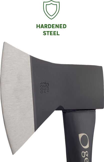  GEOLIA - Bijl - Bijl - Staal - Glasvezelsteel - 2,2 Kg Met Een Stalen Kop Van 1,6 Kg - Bijlen - Grote Bijl - Kloofhamer - Kloofbijl - Kloofbijl