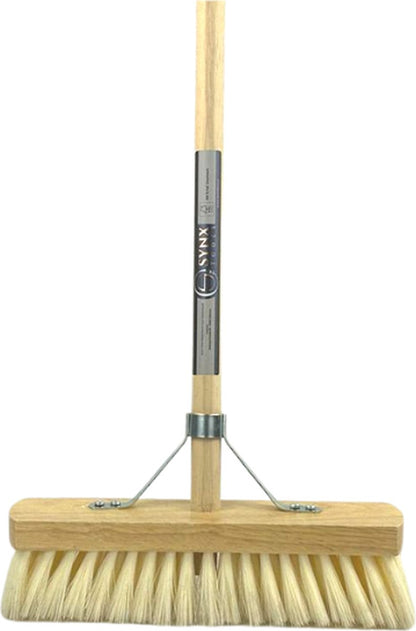  Synx Tools Binnenbezem Fibersoft - Zachte Bezems - Kamerveger - Veger / Zachte Besem - Incl. Steel 140cm - Binnen Bezem